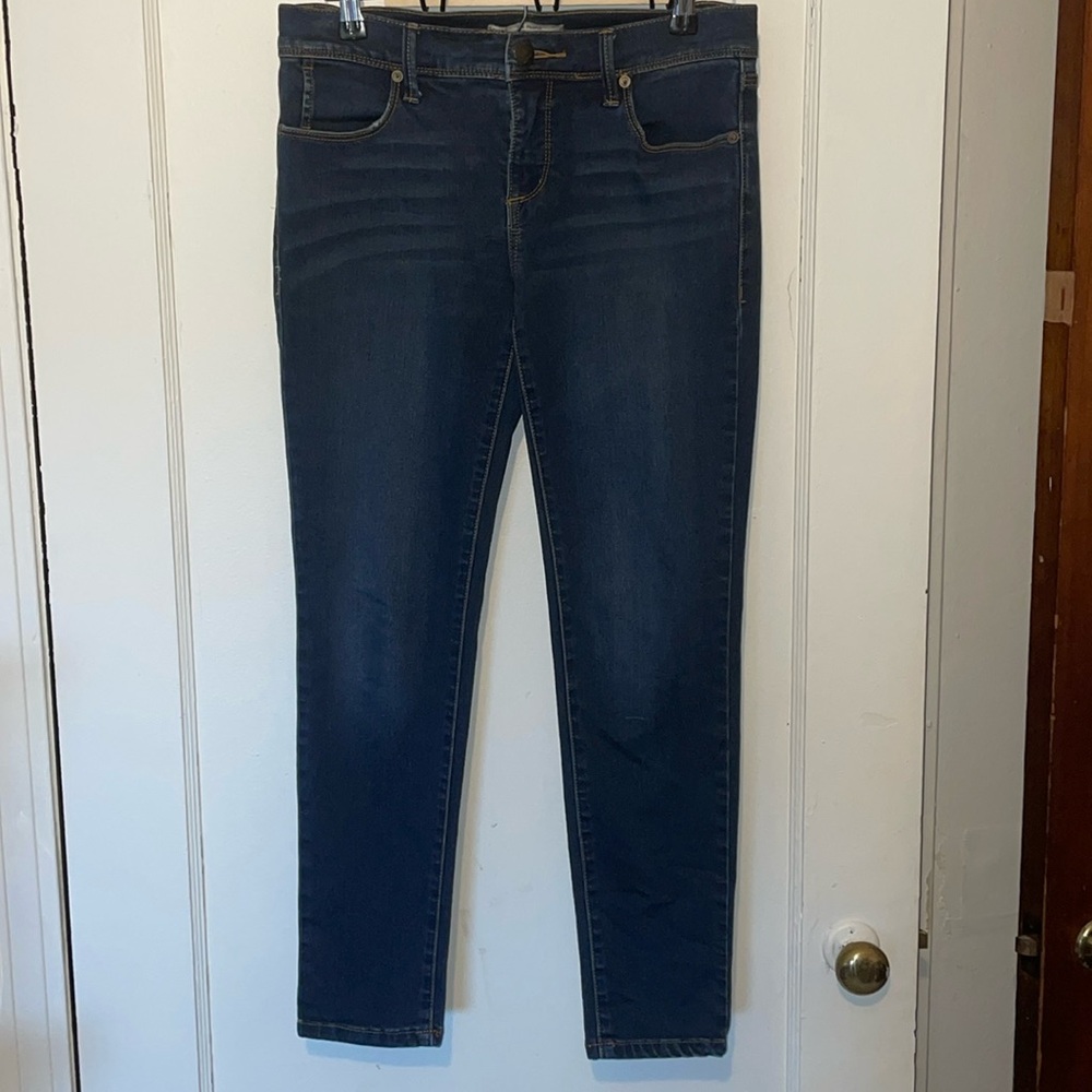 Free People dark denim skinny leg jeans